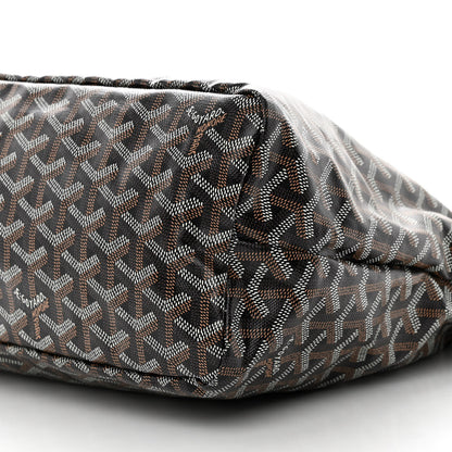Goyard Goyardine Boheme Hobo Black Gold 11 of 12