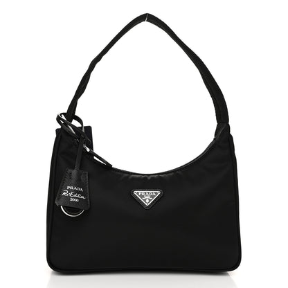 Prada Tessuto Nylon Mini Re-Edition 2000 Bag Black 1 of 12