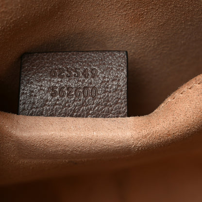 Gucci GG Supreme Monogram Web Ophidia Pouch Brown 7 of 9