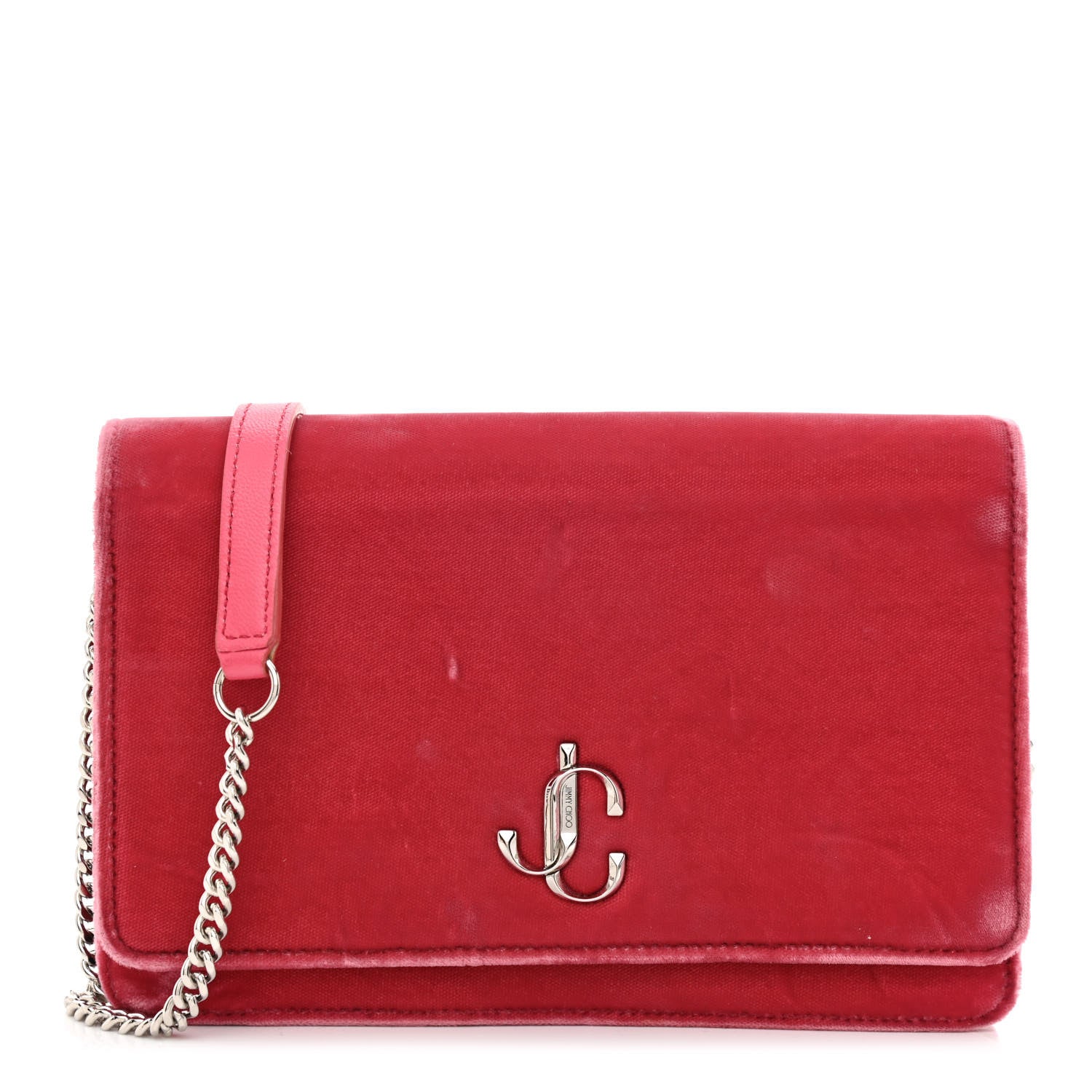 Jimmy Choo Velvet Palace Bag Pink 1 of 10