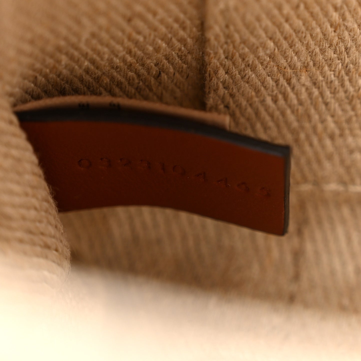 Cotton Calfskin Mini Woody Ribbon Tote White Brown White Brown
