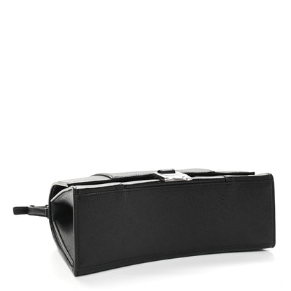 Balenciaga Grained Calfskin Medium Hourglass Top Handle Bag Black 4 of 9