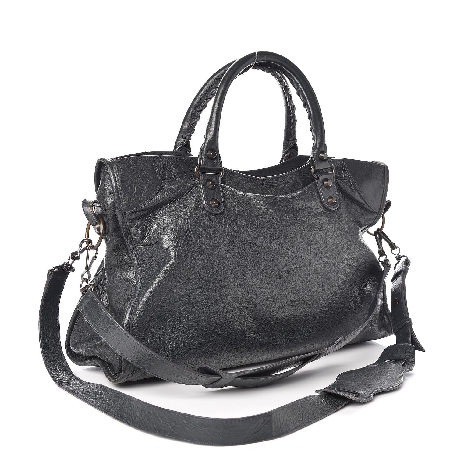 Balenciaga Agneau Classic Hardware City Anthracite 4 of 15
