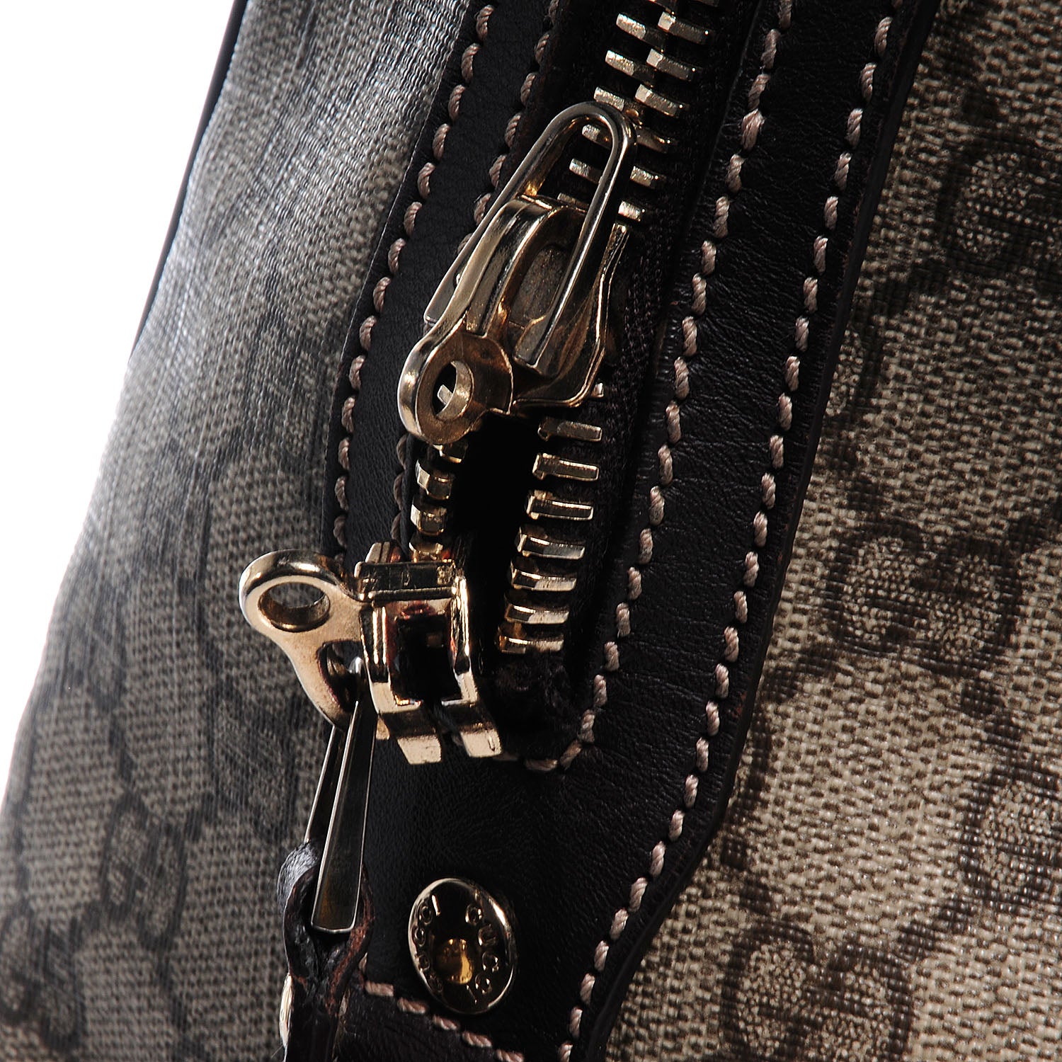 Gucci GG Plus Monogram Web Carry On Duffle Bag Ebony 9 of 9