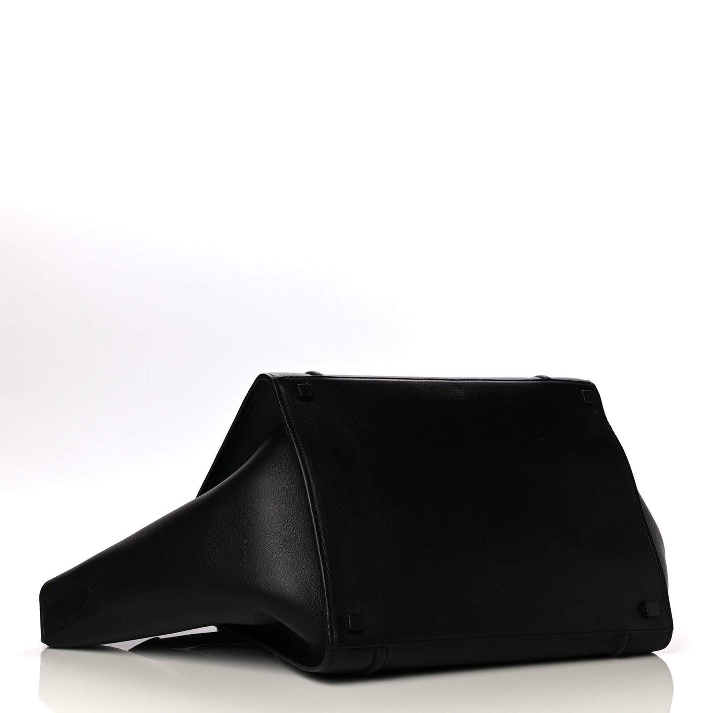 Supple Calfskin Medium Phantom Luggage Black