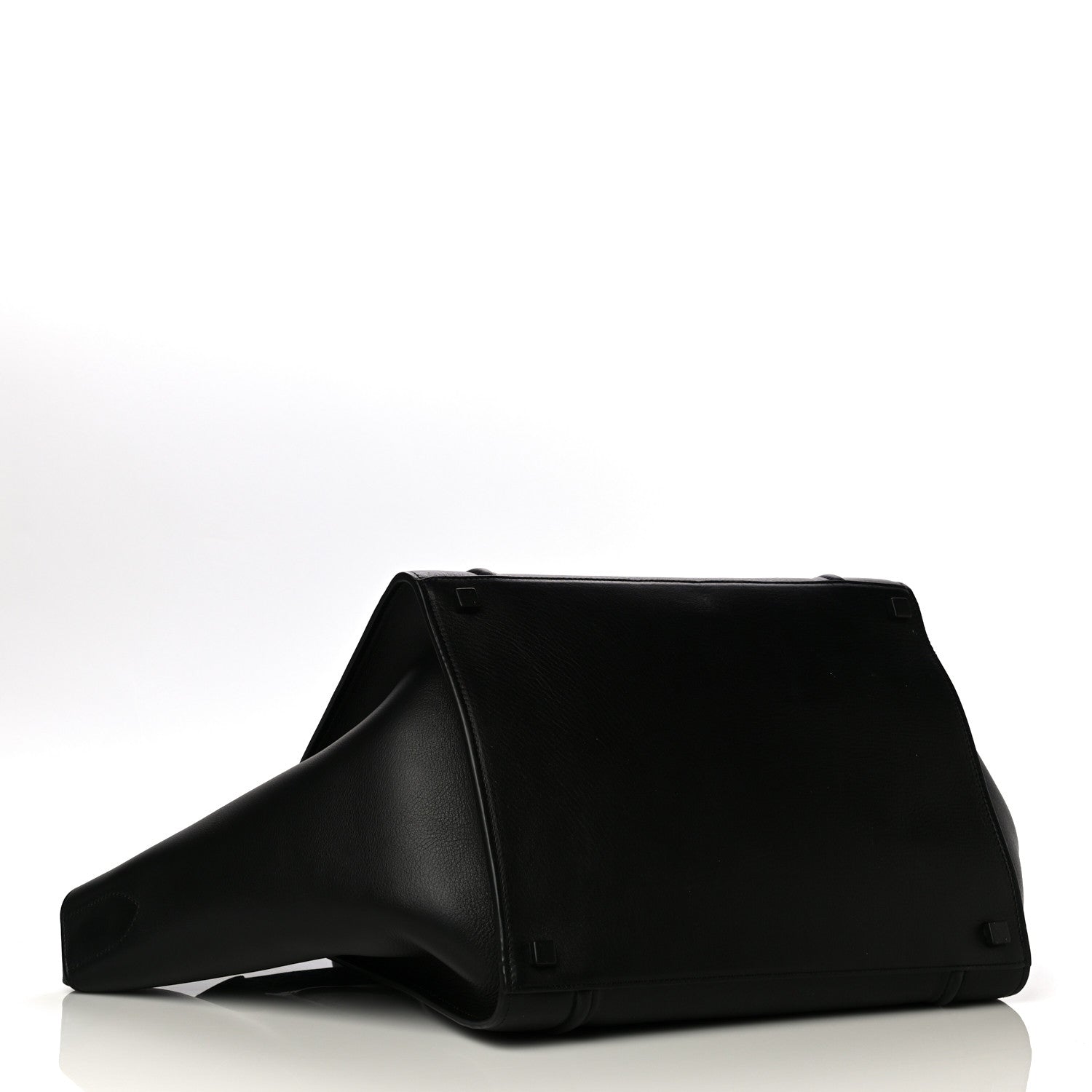 Celine Supple Calfskin Medium Phantom Luggage Black 4 of 21