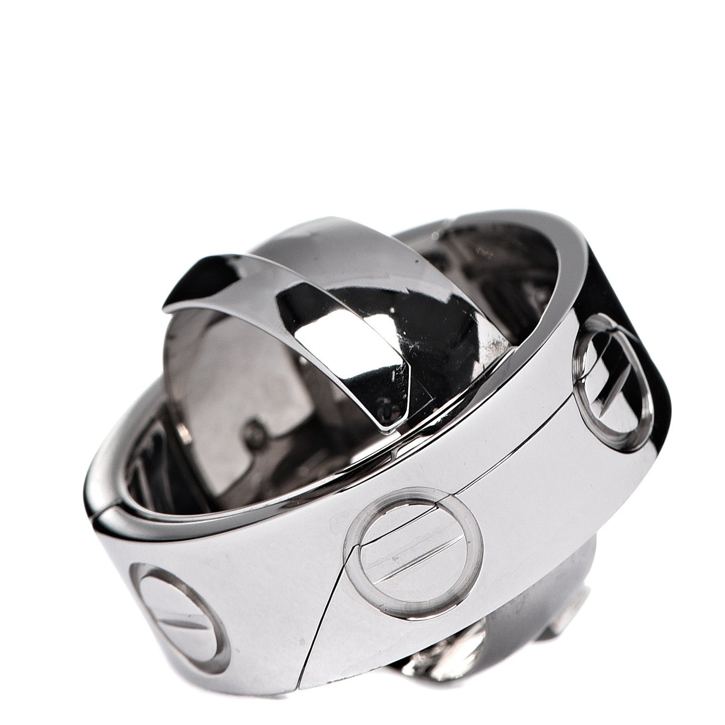18K White Gold 7mm Astro LOVE Ring 51 5.75