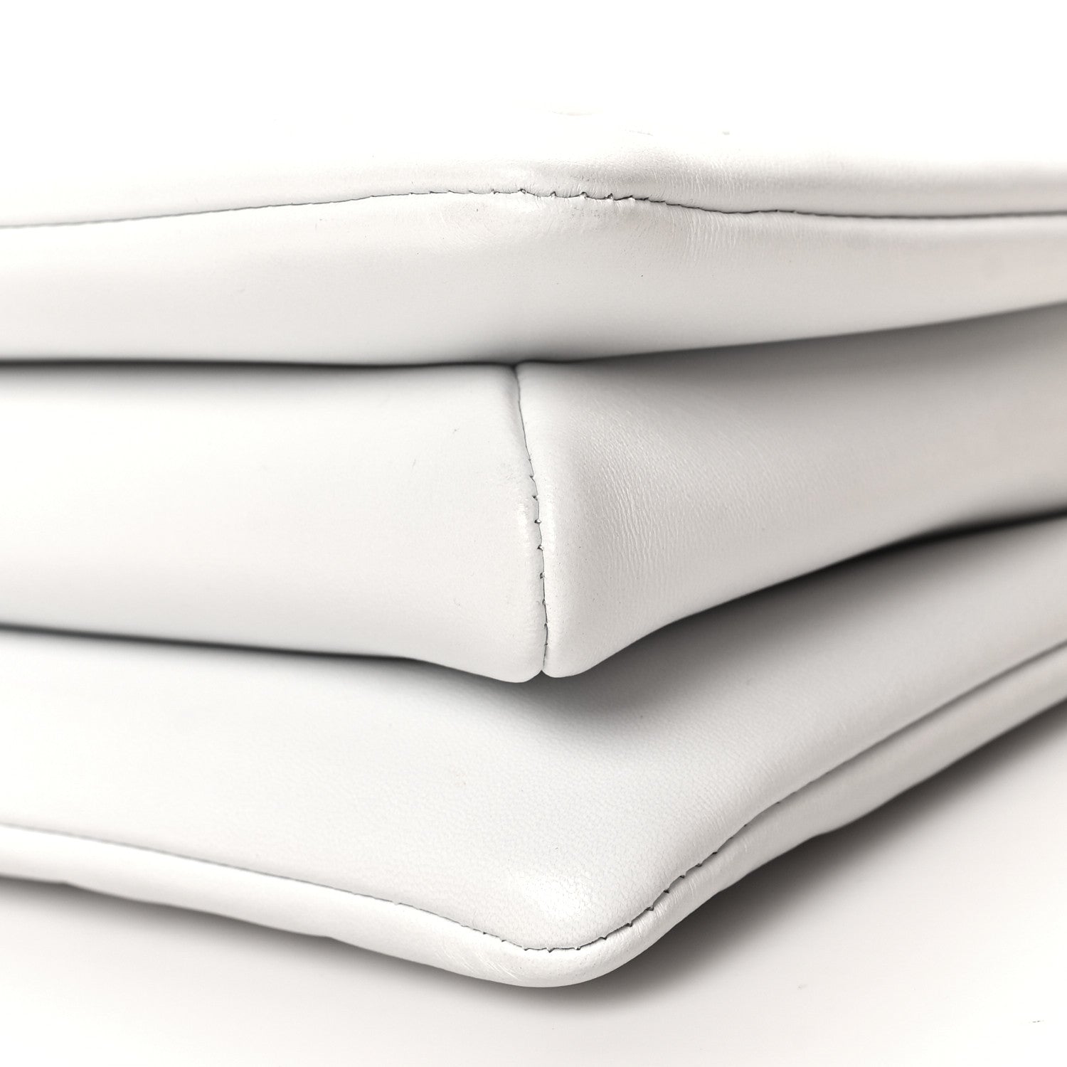 Louis Vuitton Lambskin Embossed Monogram Coussin BB White 11 of 12