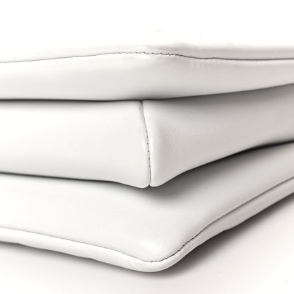 Louis Vuitton Lambskin Embossed Monogram Coussin BB White 11 of 12