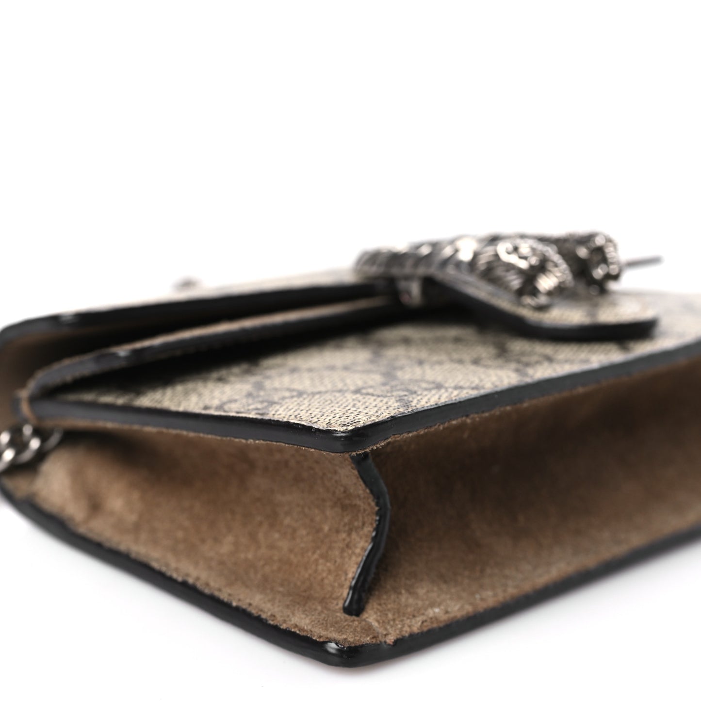 GG Supreme Monogram Super Mini Dionysus Shoulder Bag Taupe