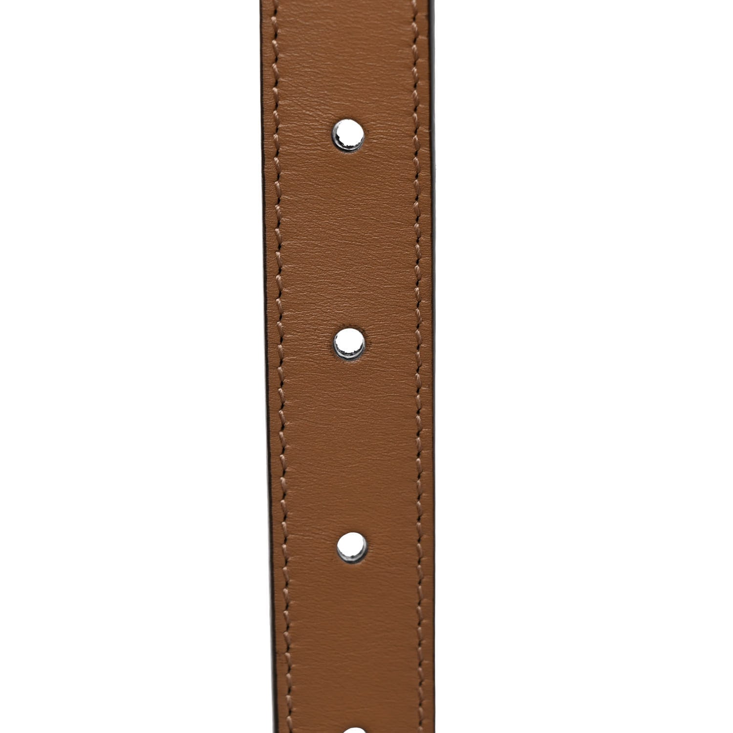 Gucci Moon Calfskin Double G 20mm Belt 85 34 Natural Tan 4 of 5