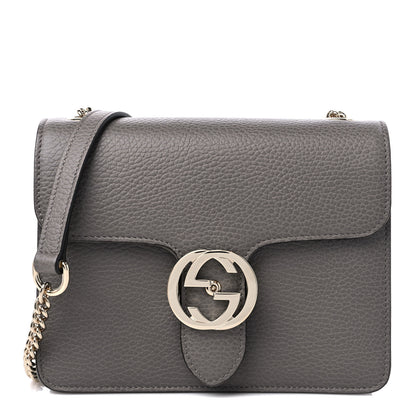 Gucci Dollar Calfskin Small Interlocking G Shoulder Bag Loess 1 of 10