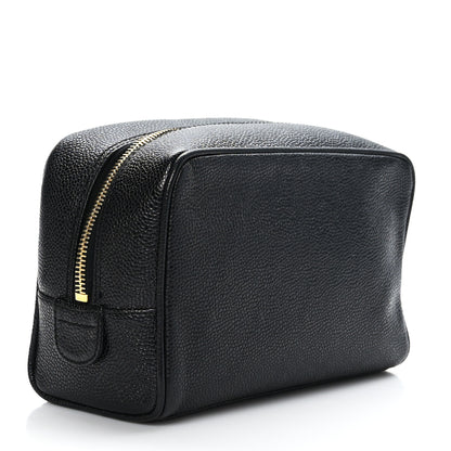 Chanel Caviar Timeless CC Cosmetic Pouch Bag Black 3 of 11