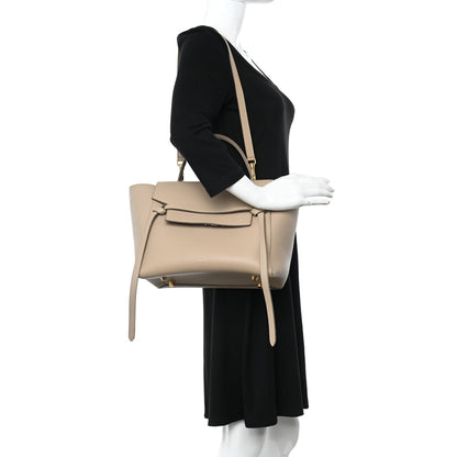 Celine Grained Calfskin Mini Belt Bag Light Taupe 2 of 12