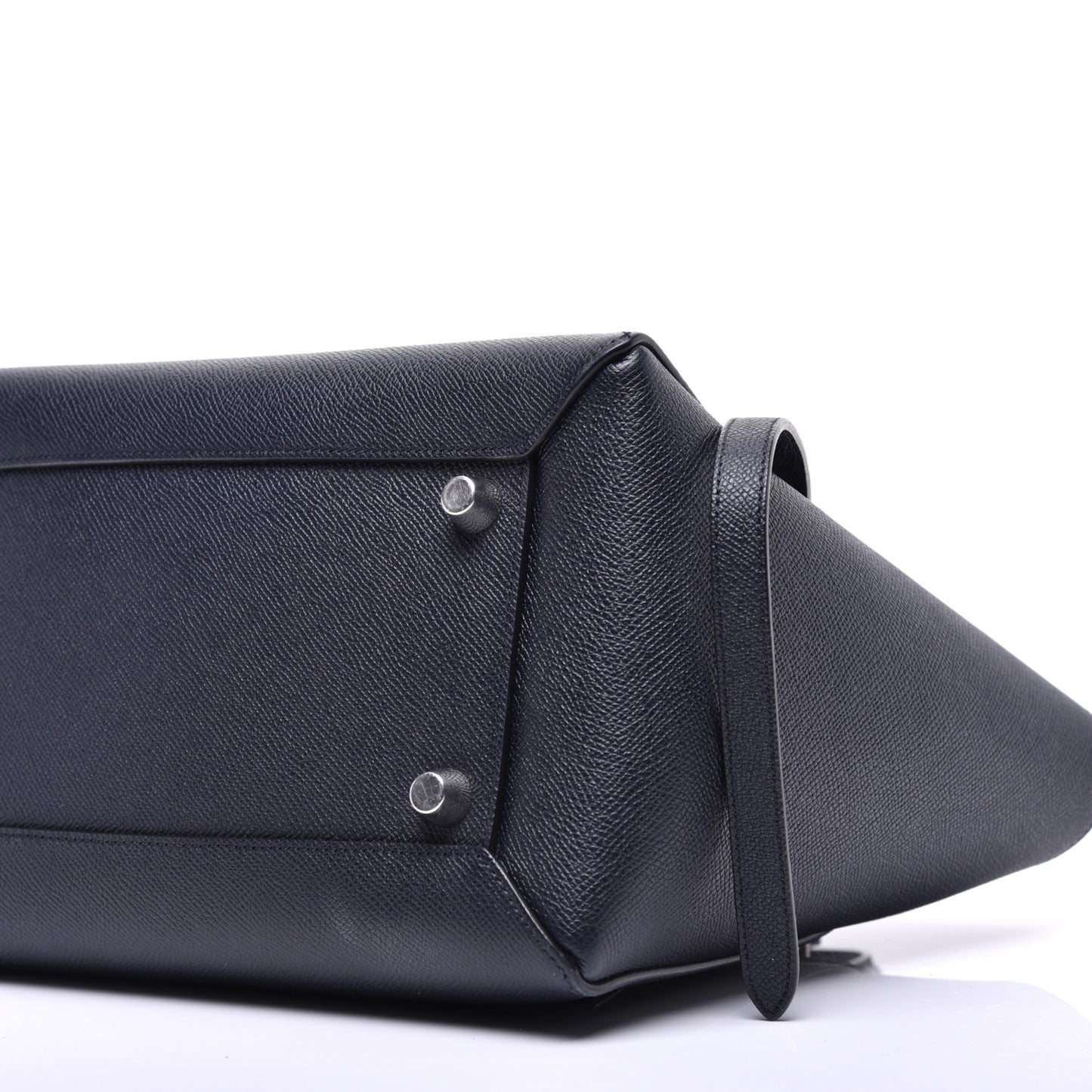 Grained Calfskin Mini Belt Bag Navy
