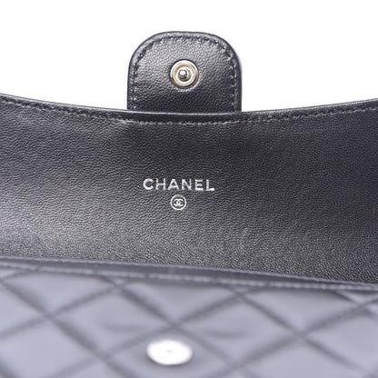 Chanel Lambskin Quilted Small Flap Wallet Black 6 of 9