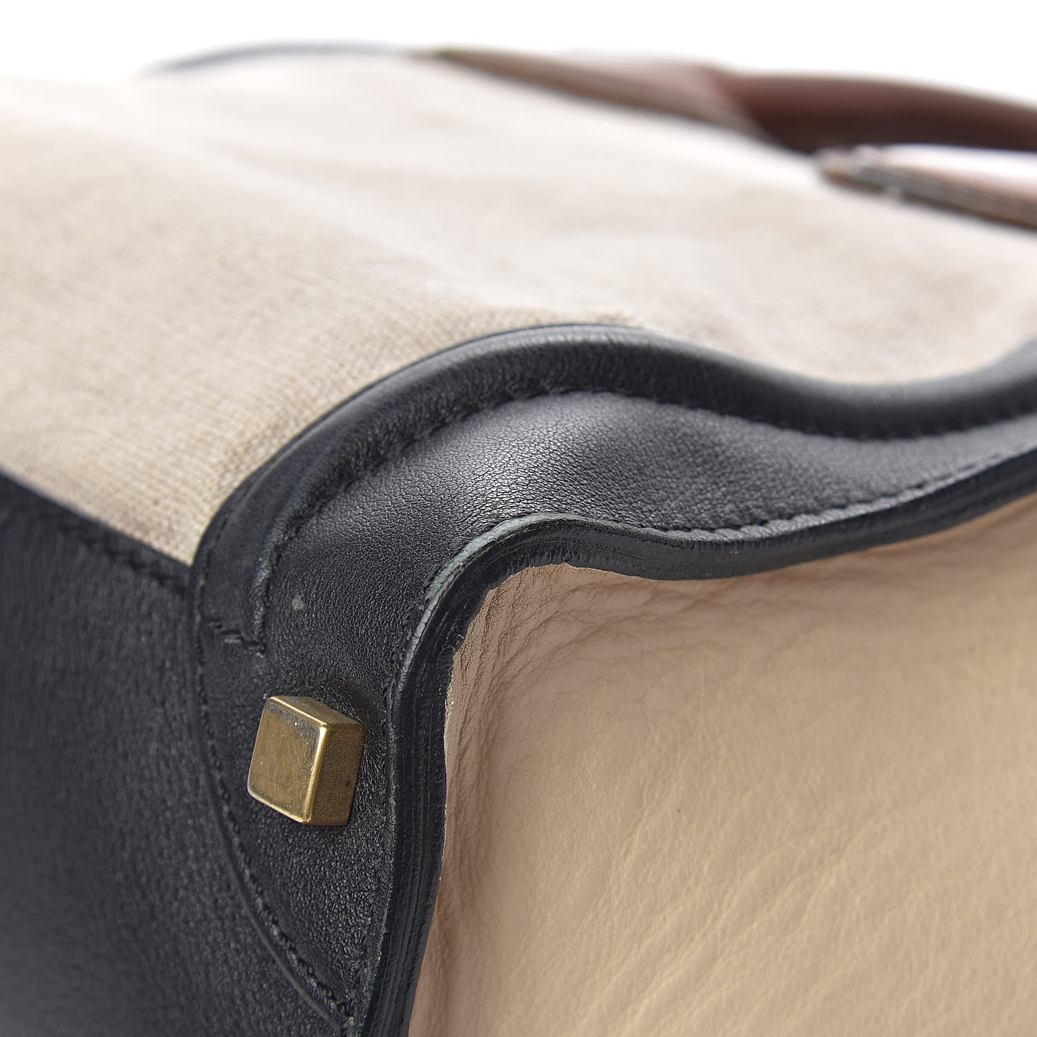 Celine Calfskin Linen Micro Tri-Color Luggage Beige 24 of 24