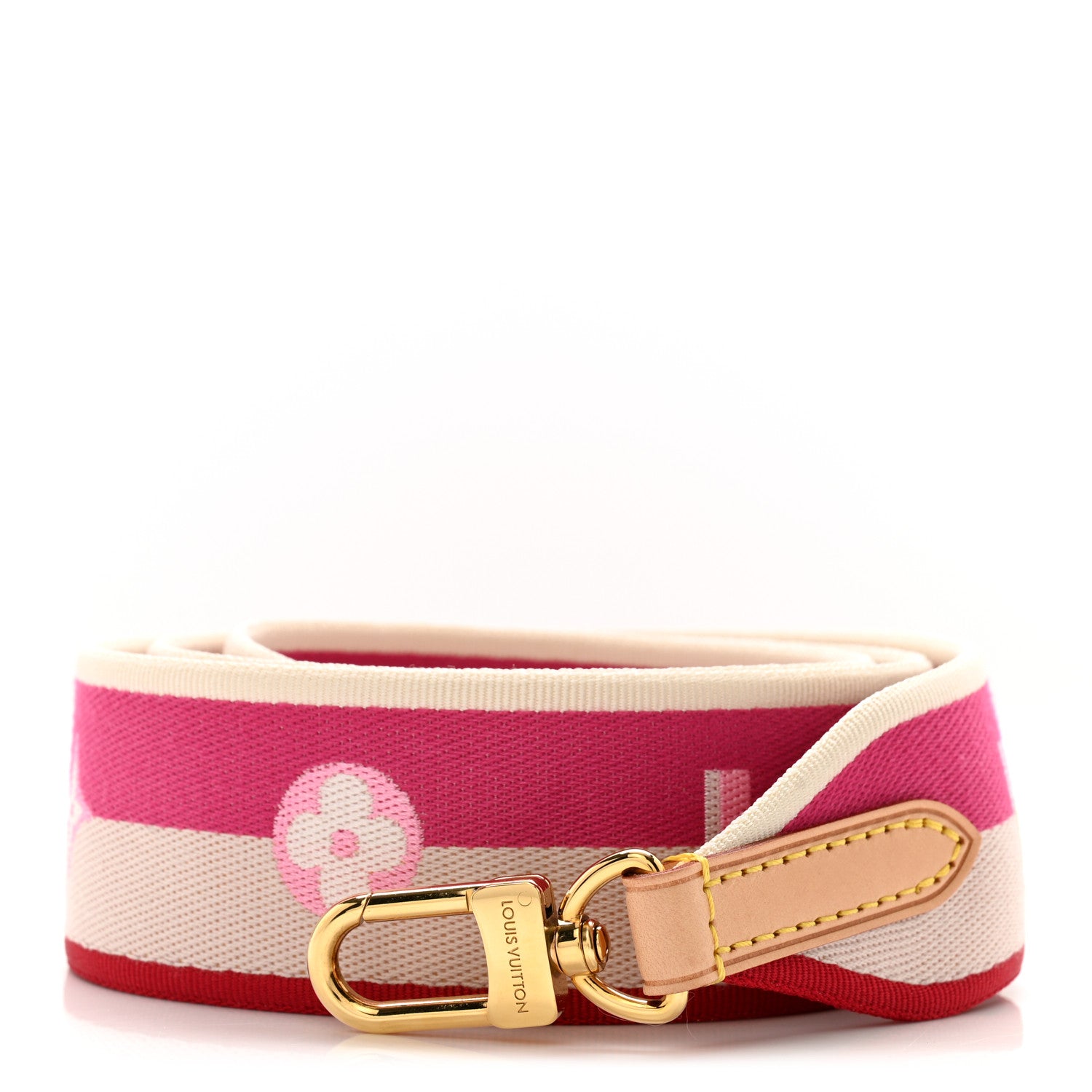 Louis Vuitton Jacquard Speedy Bandouliere 20 Shoulder Strap Fuchsia 1 of 3