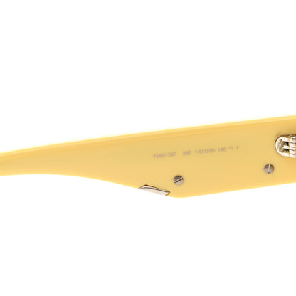 Fendi Acetate Fendi First Round Sunglasses FE40135F Yellow 6 of 7