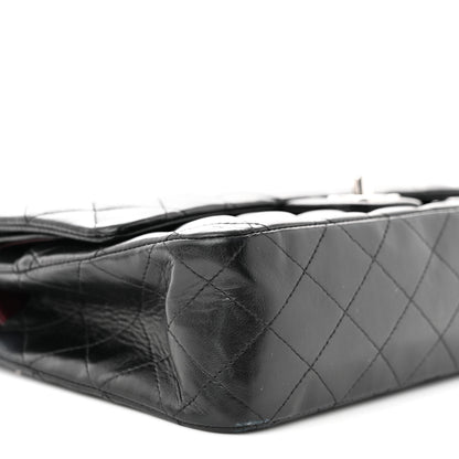 Chanel Lambskin Quilted Medium Double Flap Black 9 of 13
