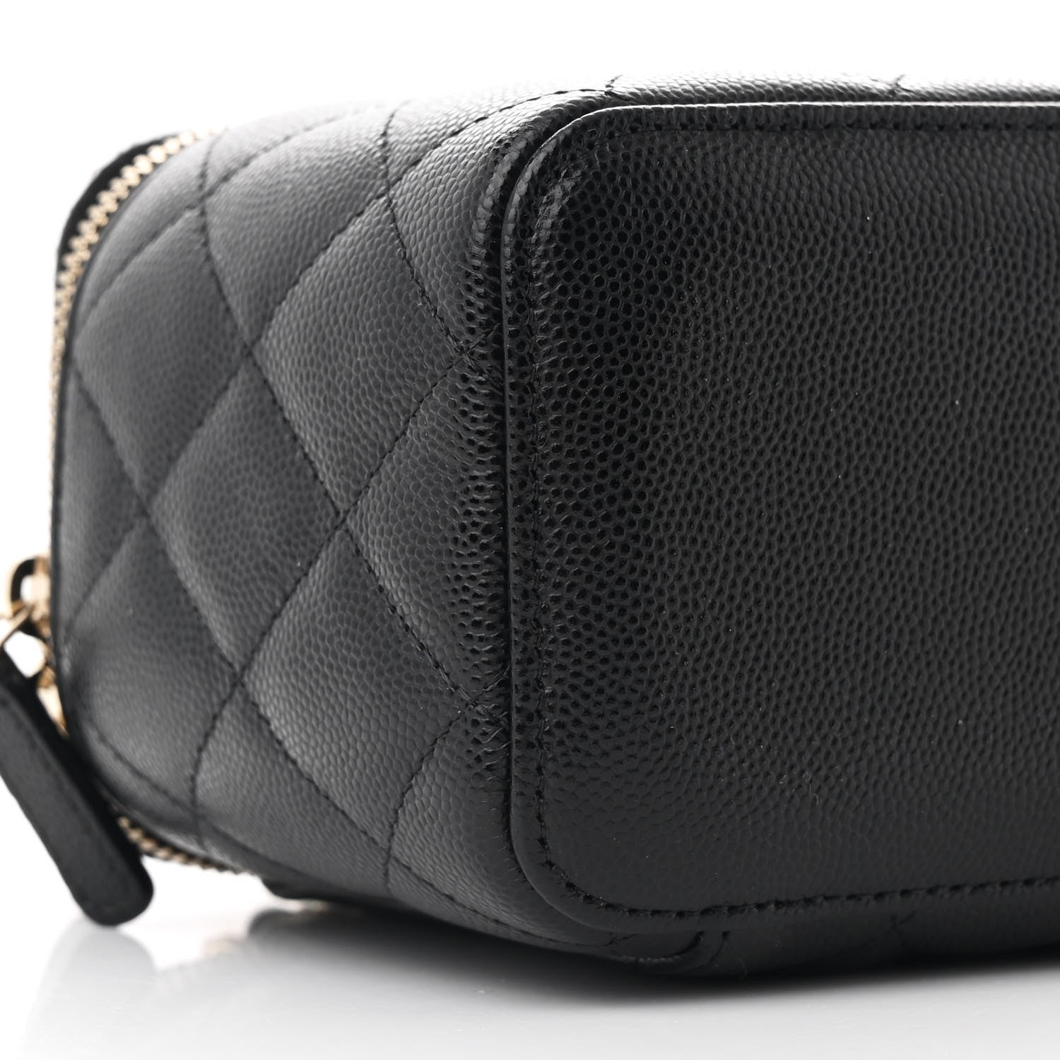 Chanel Caviar Quilted Small Vanity Case With Chain Black 9 of 11