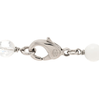 Chanel Enamel Crystal CC Long Necklace White 3 of 3