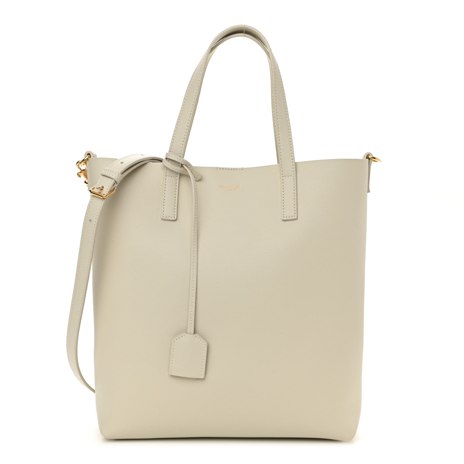 Saint Laurent Calfskin Toy Shopping Tote Porcellana 1 of 11