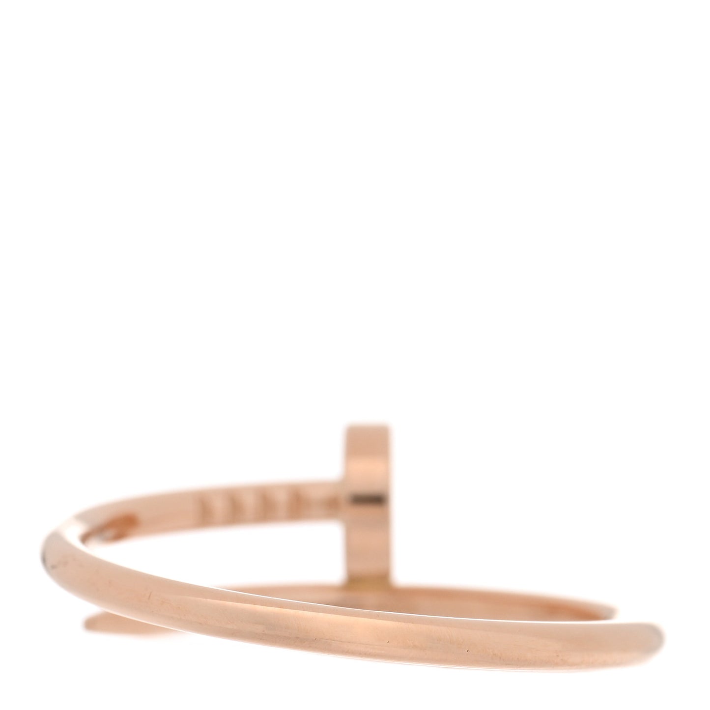 18K Pink Gold Small Juste Un Clou Ring 59 8.75