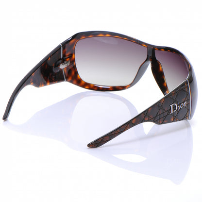 Christian Dior Tortoise Shell Cannage 1 Quilted Sunglasses 2 of 5