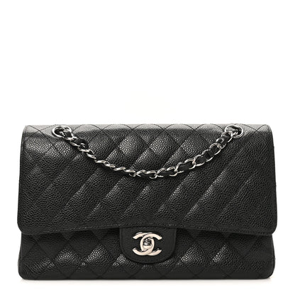 Chanel Caviar Quilted Medium Double Flap Black 1 of 10