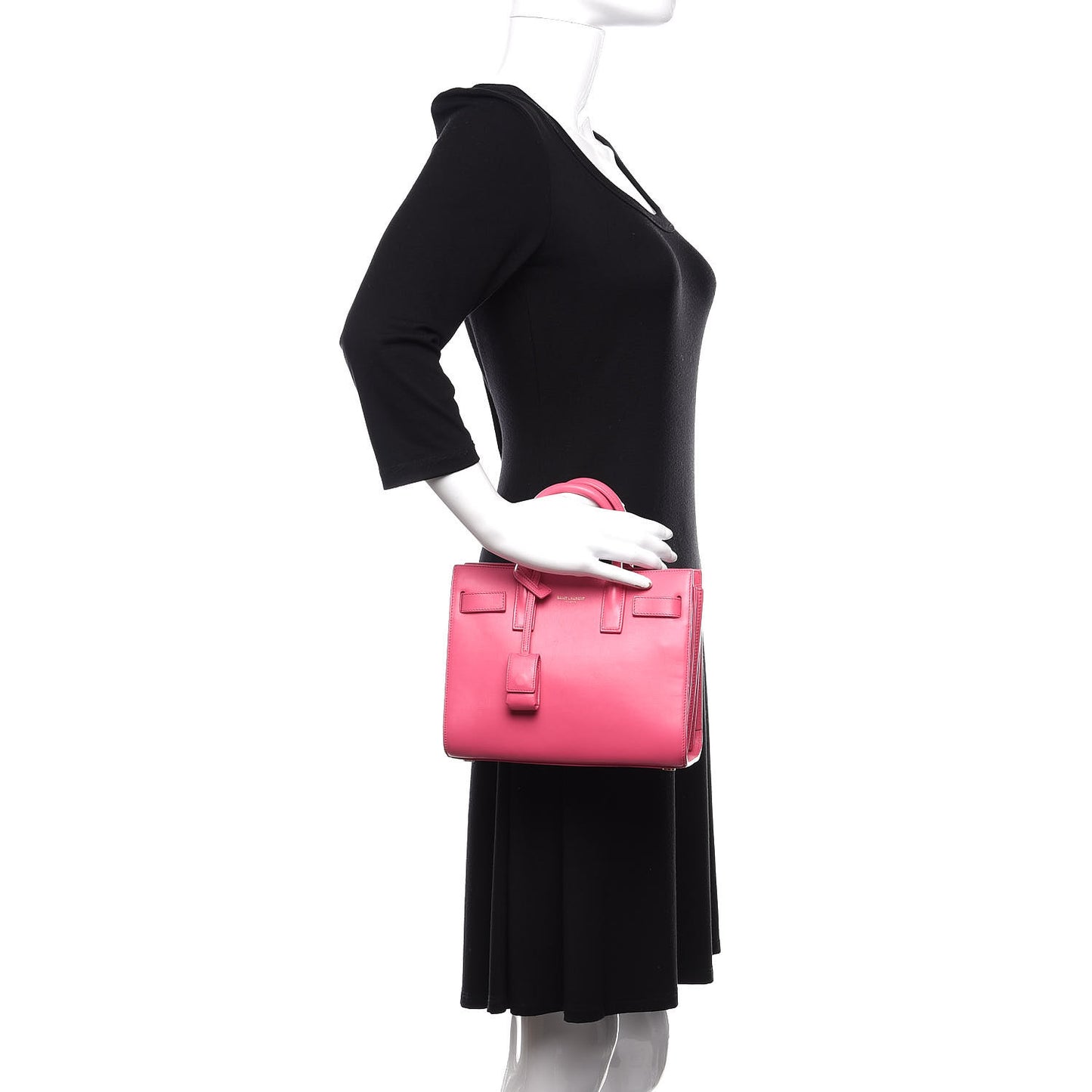 Calfskin Nano Sac De Jour Rose Clair
