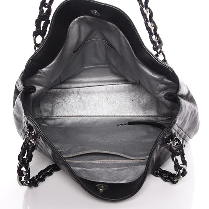 Chanel Glazed Caviar Modern Chain Tote Black 7 of 9