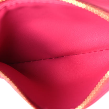 Louis Vuitton Calfskin Nanogram Embossed Victorine Wallet Rose 6 of 9