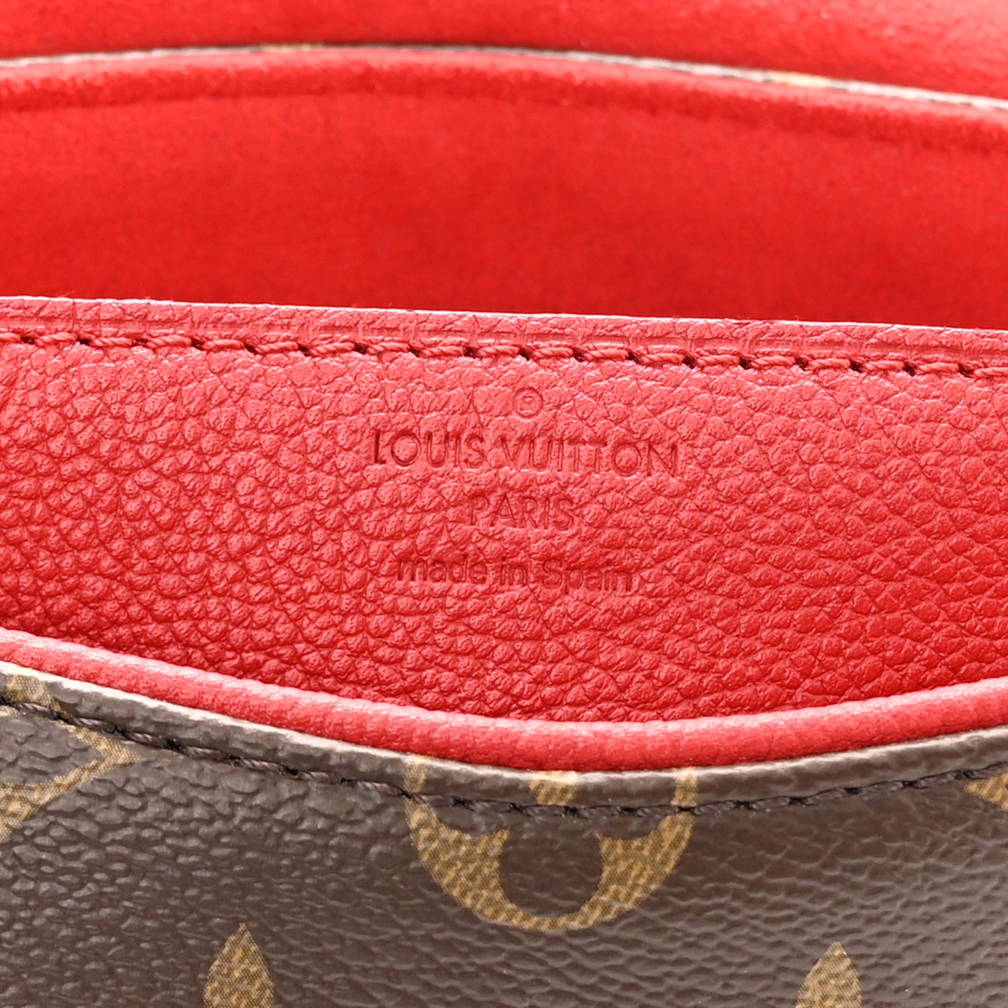 Monogram Pallas Chain Cherry