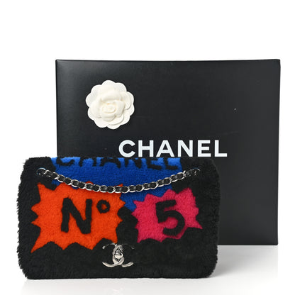 Chanel Shearling Lambskin Medium Chanel 100% Flap Black 9 of 9