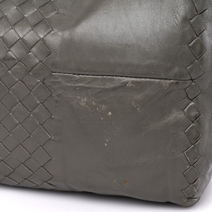 Bottega Veneta Calfskin Intrecciato Large Leggero Tote Kaki Fondente 26 of 43