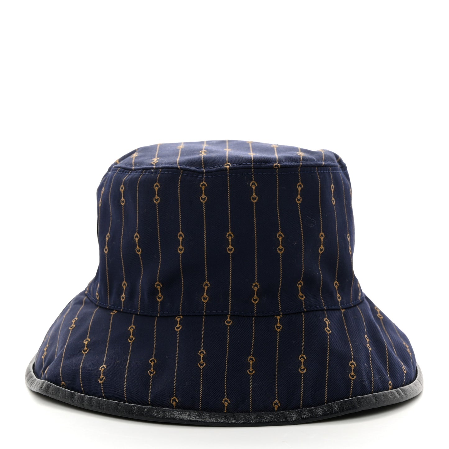 Monogram Bob Double Back Reversible Bucket Hat S Beige Midnight Blue