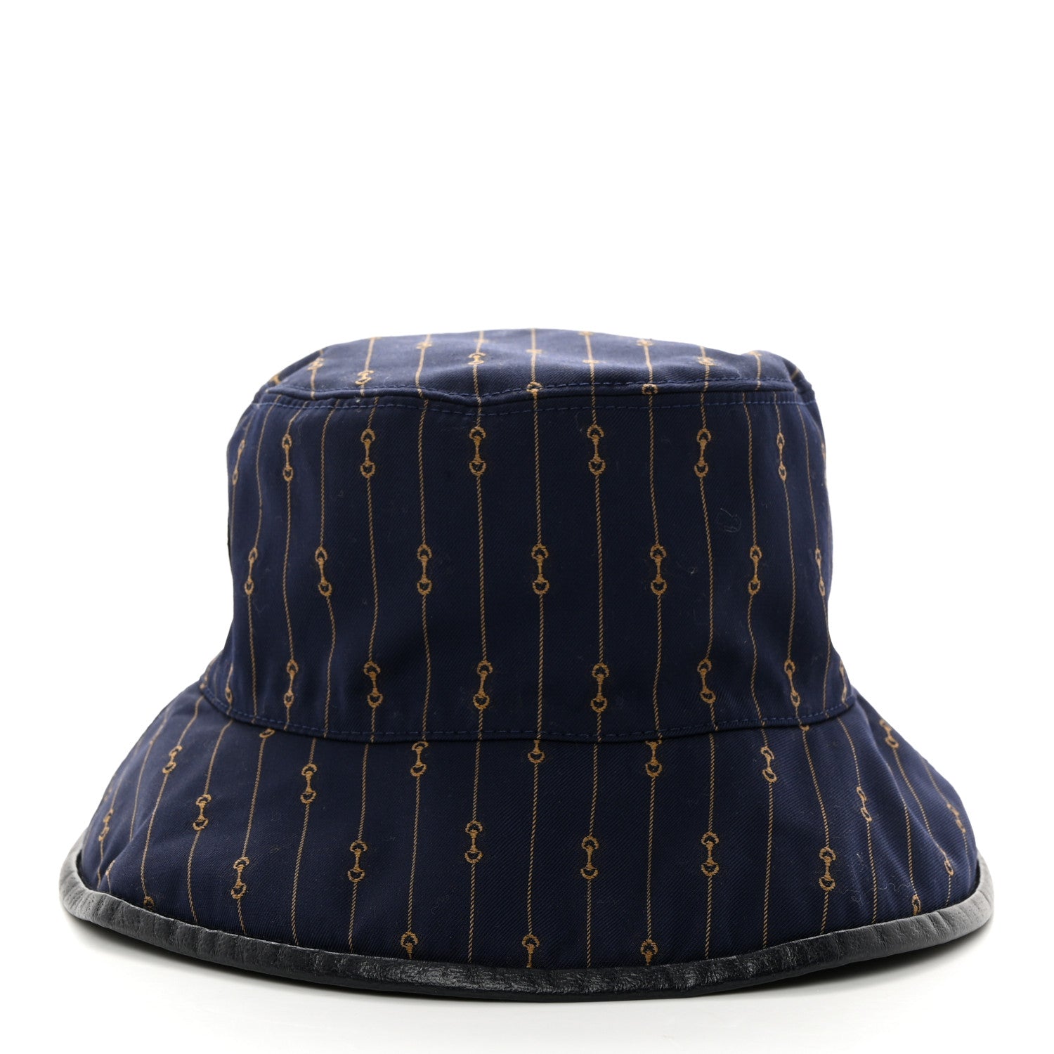 Gucci Monogram Bob Double Back Reversible Bucket Hat S Beige Midnight Blue 3 of 14