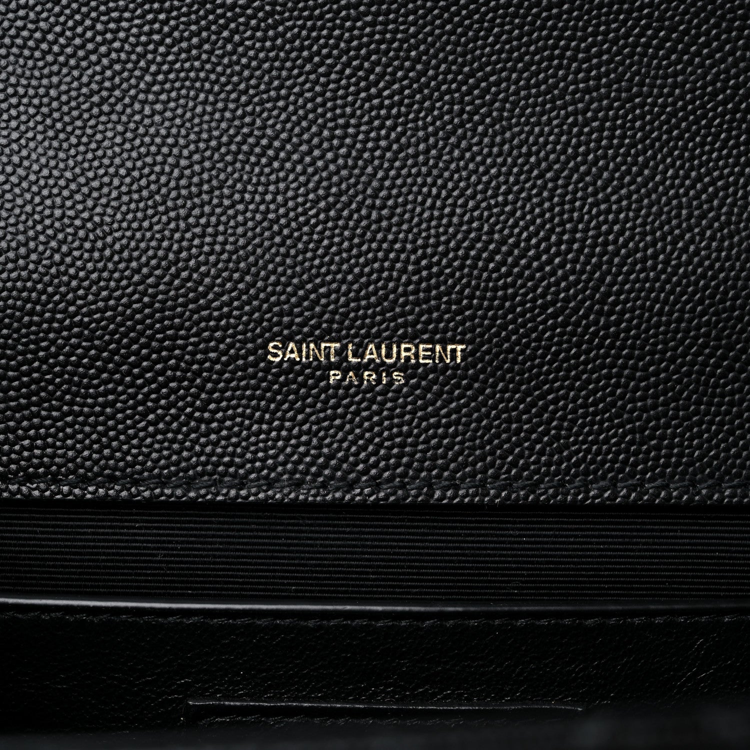 Saint Laurent Grain De Poudre Textured Mixed Matelasse Triquilt Medium Monogram Satchel Black 6 of 9