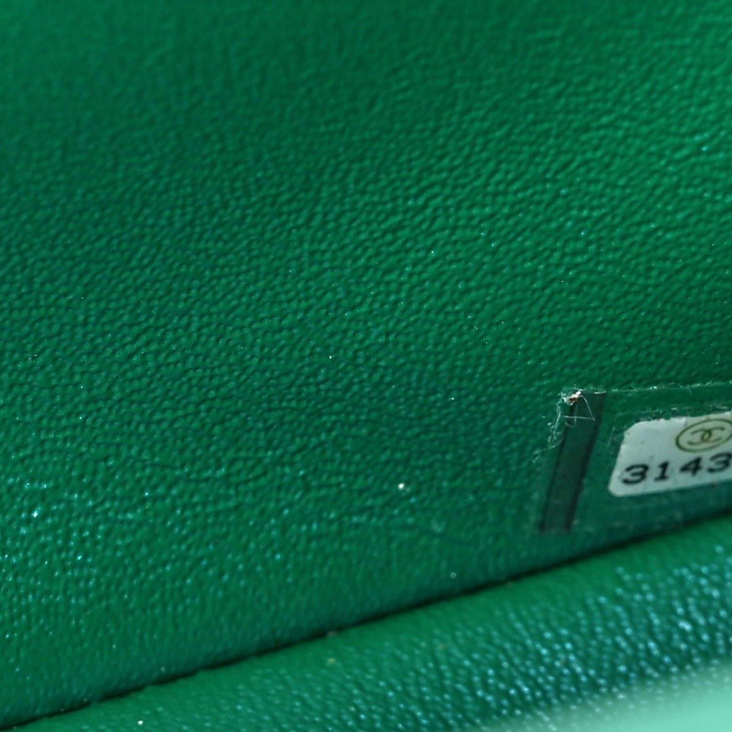 Chanel Iridescent Lambskin Quilted Mini Top Handle Rectangular Flap Green 7 of 11