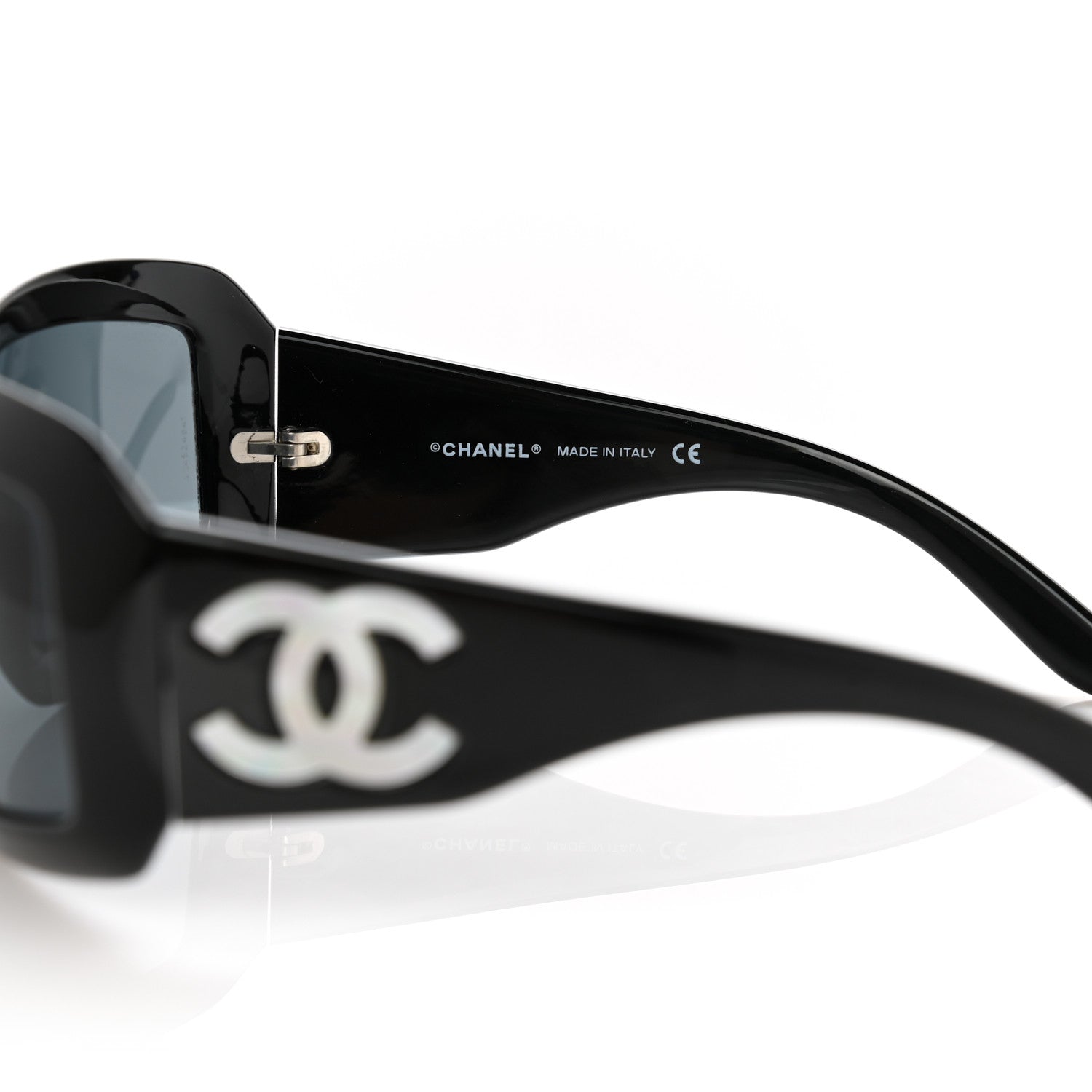Chanel Mother of Pearl CC Sunglasses 5076-H Black 6 of 7