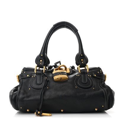 Chloe Calfskin Medium Paddington Satchel Black 1 of 10