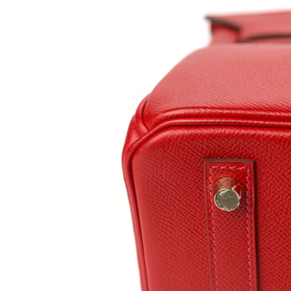 Hermes Epsom Birkin 30 Rouge Casaque 10 of 11