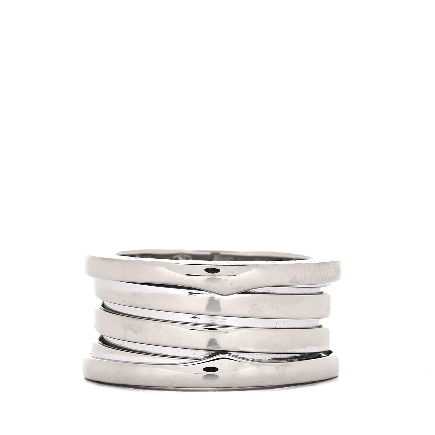 18K White Gold B.Zero1 Four-Band Ring 53 6.25