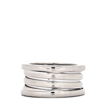 Bulgari 18K White Gold B.Zero1 Four-Band Ring 53 6.25 3 of 5