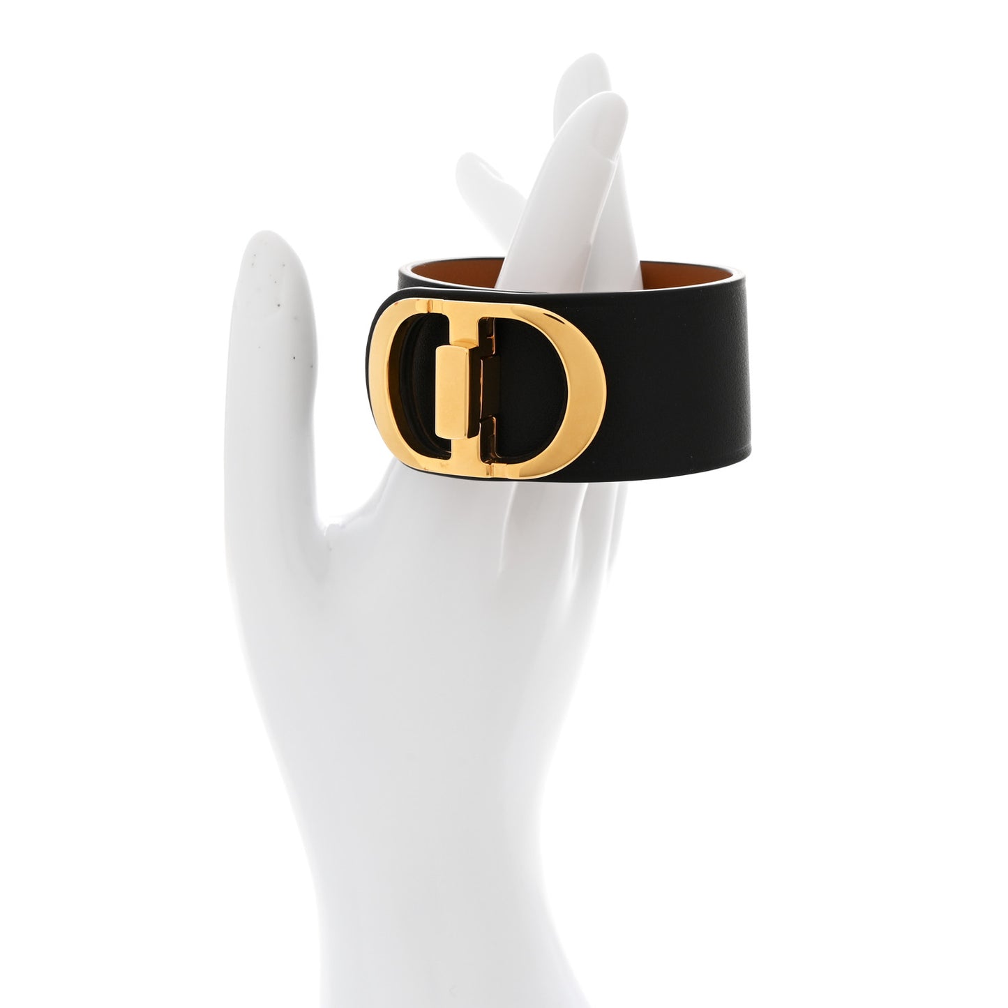 Calfskin 30 Montaigne Bracelet L Black