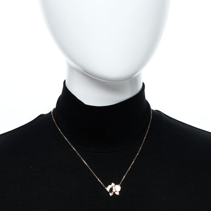 Cartier 18K Pink Gold Diamond Caresse D'Orchidees Par Cartier Pendant Necklace 2 of 6