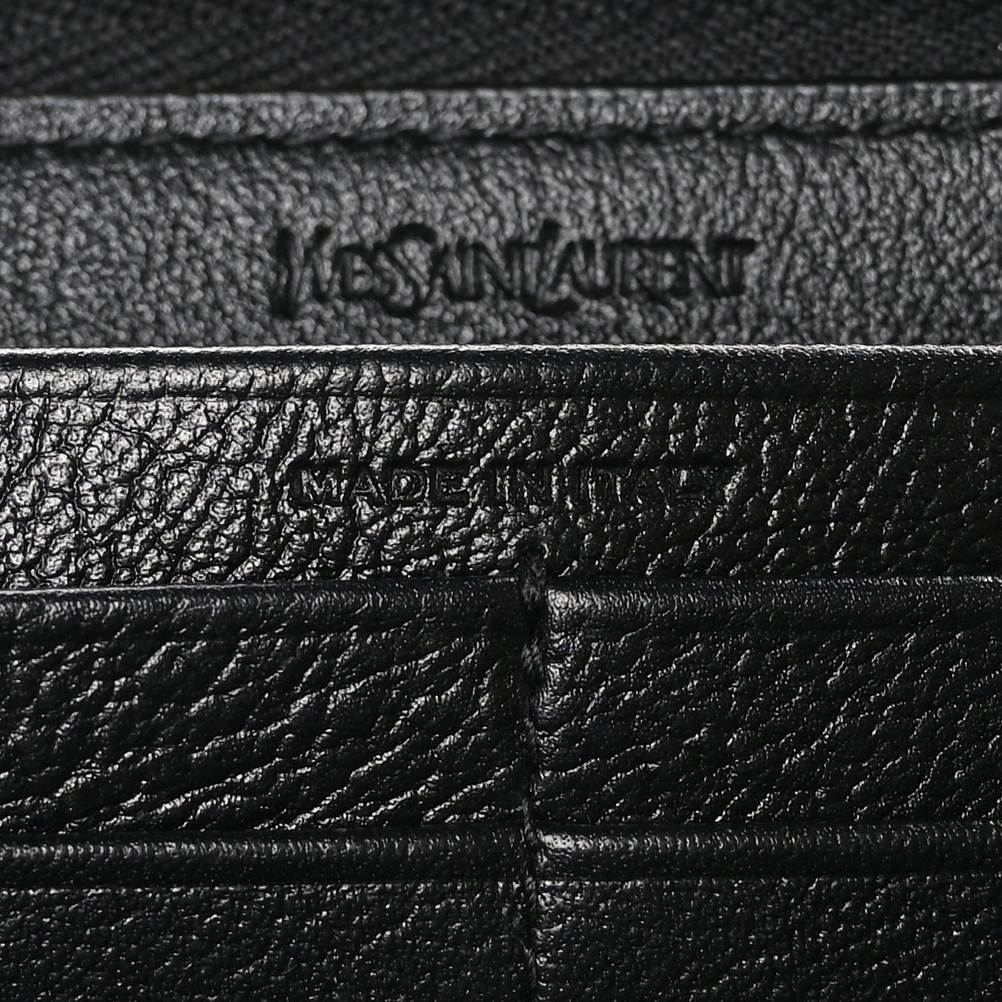 Chevre Belle De Jour Zip Around Wallet Black