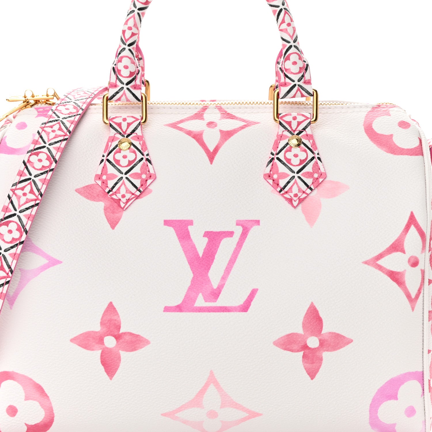 Louis Vuitton Monogram Giant By The Pool 2.0 Speedy Bandouliere 25 Rose 7 of 10