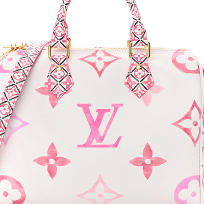 Louis Vuitton Monogram Giant By The Pool 2.0 Speedy Bandouliere 25 Rose 7 of 10